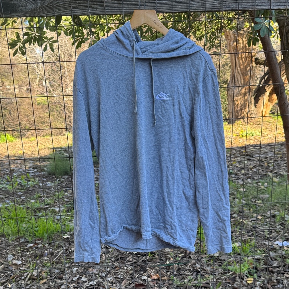 Nike Light Gray Men's Hoodie
